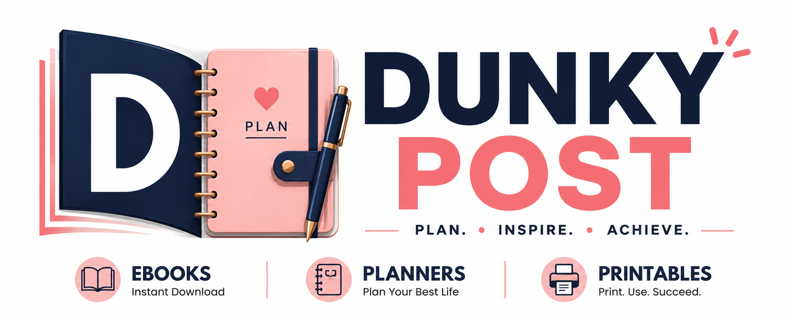 Digital Planners & Habit Trackers PDF | Dunky Post